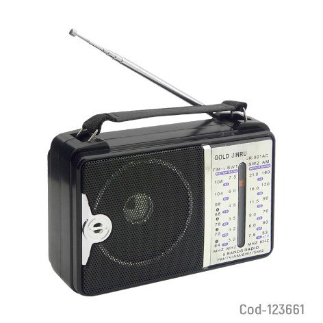 Radio Multibanda Portable, Modelo JR-801. por mayor - Electronica por mayor