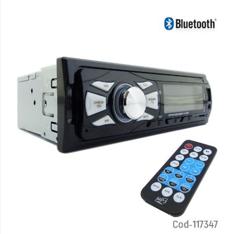 Radio Para Auto Con Bluetooth, FM, SD, AUX, LCD Y Control Remoto por mayor - Electronica por mayor