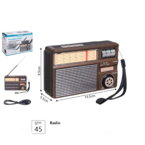 radio portátil de diseño clásico MK-391S por mayor Electrónica por mayor