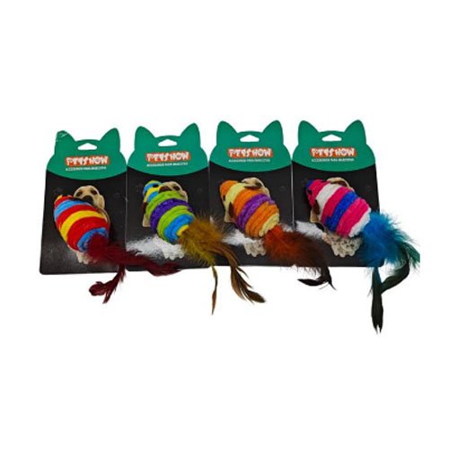 RATON DE HILOS DE COLORES por mayor Mascotas por mayor