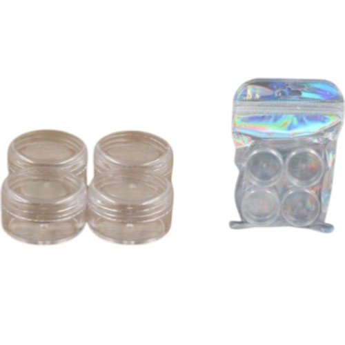 Recipientes Circulares Transparentes de 10g para Cosméticos y Muestras por mayor - Belleza por mayor