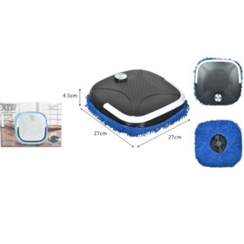 Robot Barredor y Mopa Automático Ultra Delgado de 4.5cm con Paño de Microfibra y Diseño Cuadrado por mayor - Electrónica por mayor