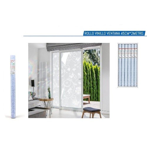 Rollo de Vinilo Decorativo para Ventanas Diseños Acuático, Teselado y Ramo Flor 45cm x 2m por mayor Hogar por mayor