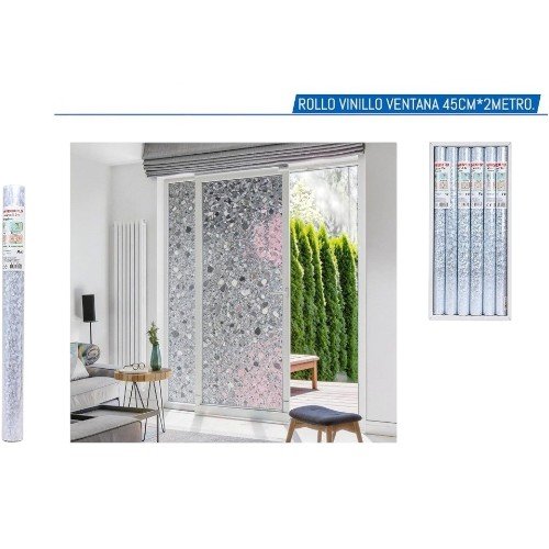 Rollo de Vinilo Electrostático para Ventana Diseño Granito 45cm x 2m por mayor Hogar por mayor