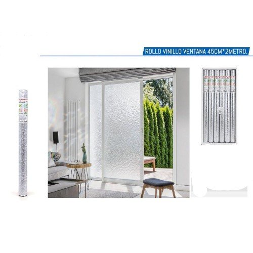 Rollo de Vinilo Electrostático para Ventana Diseño Mosaico Roto 45cm x 2m por mayor Hogar por mayor