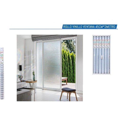 Rollo de Vinilo Electrostático para Ventana Efecto Prisma 45cm x 2m por mayor Hogar por mayor