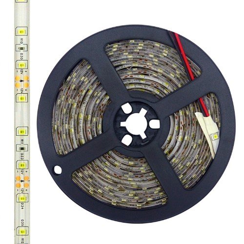 Rollo LED, 5 Metros 12V, Luz Blanca LED 1210. En Bolsa. por mayor Electrónica por mayor