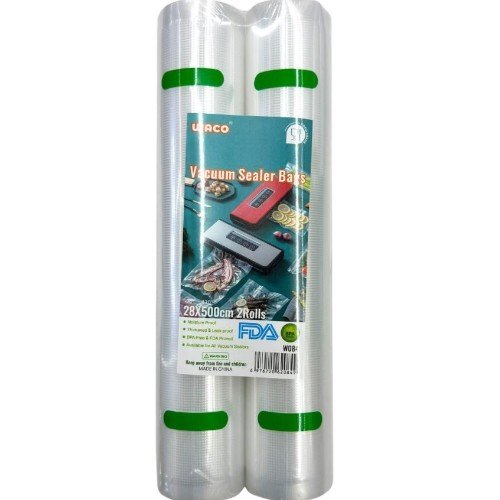 Rollos de Bolsas para Sellado al Vacío 20x500 cm de Grado Alimenticio para Conservación a Largo Plazo por mayor - Hogar por mayor