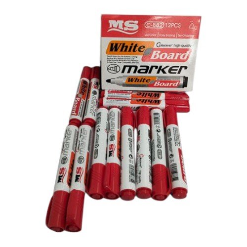 Rotulador de pizarra roja por mayor - Útiles Escolares por mayor