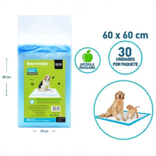 Sabanillas para perro - 30 PZA-60 X 60 CM - Compras Aqui