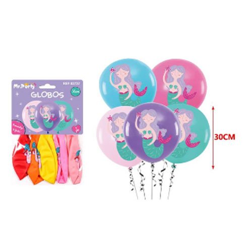 Set globos de latex - 5 PZA-30 CM - Compras Aqui