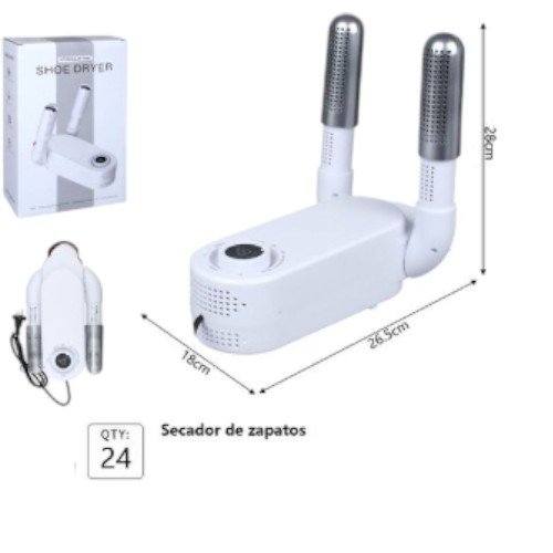 Secador de Zapatos Inteligente de Doble Boquilla con Sistema de Aire Caliente y Temporizador por mayor - Electrónica por mayor