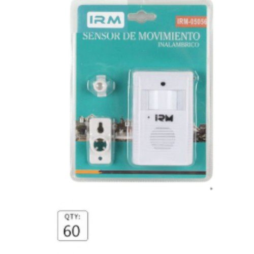 Sensor de Movimiento Inalámbrico 05056 - Alarma de Bienvenida con Voz en Español por mayor - Electrónica por mayor