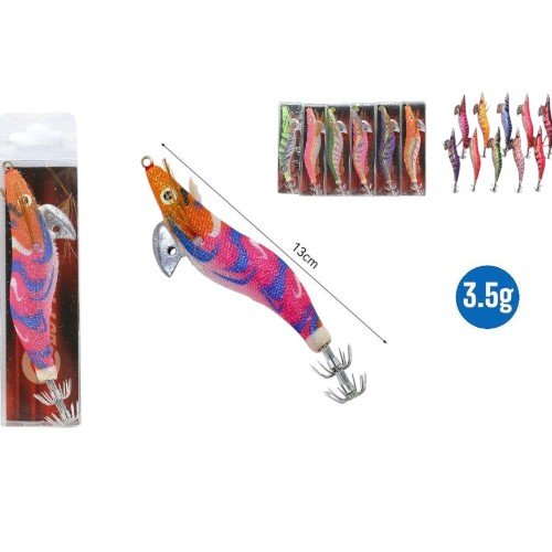 Señuelo de Pesca Tipo Camarón con Anzuelo Doble 13cm  por mayor - Hogar por mayor