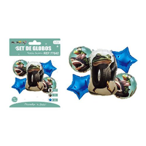 SET GLOBOS PERSONAJE por mayor Cotillon por mayor