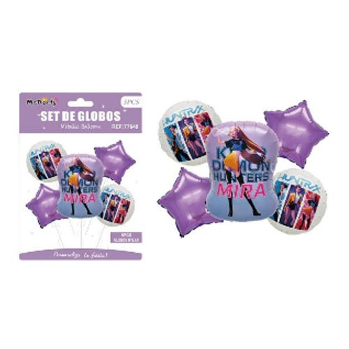 Set globos mylar personaje