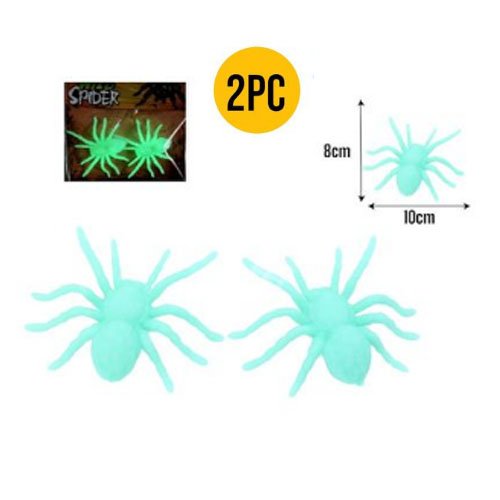 SET ARAÑAS FLUORESCENTES por mayor - Halloween por mayor