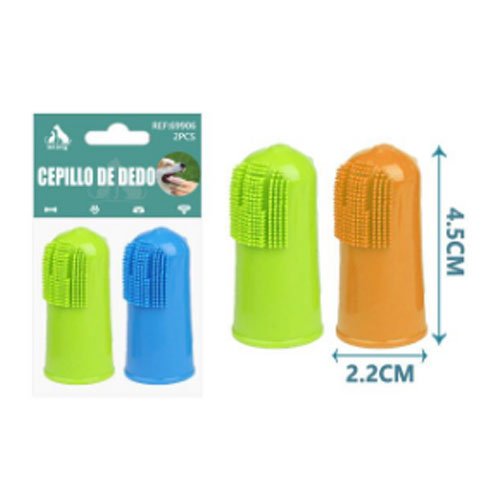 SET CEPILLO DE DEDO por mayor - Mascotas por mayor