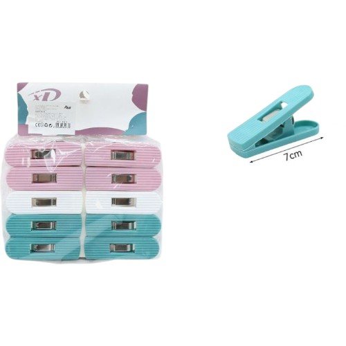 Set de 10 Pinzas Planas para Ropa en Colores Surtidos por mayor - Hogar por mayor