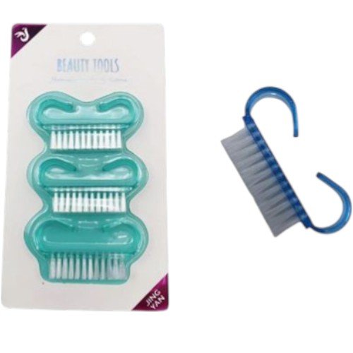Set de 3 Cepillos Ergonómicos para Limpieza de Uñas y Manos por mayor Belleza por mayor