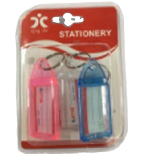  Etiquetas de Plástico para Llaves - Formato Rectangular Surtido por mayor - Útiles Escolares por mayor