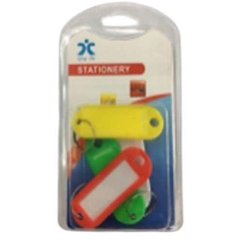 Etiquetas de Plástico para Llaves - Colores Surtidos por mayor - Útiles Escolares por mayor