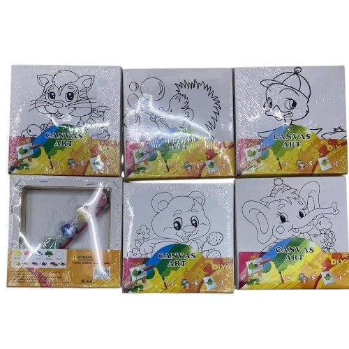 Set de Bastidor con Dibujo para Pintar por mayor Útiles Escolares por mayor