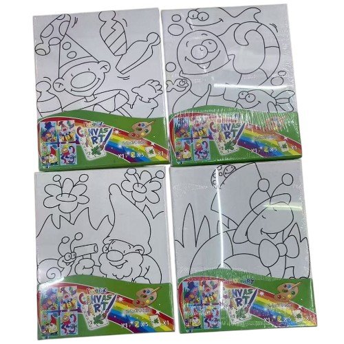 Set de Bastidor Mediano con Dibujo para Pintar por mayor - Útiles Escolares por mayor