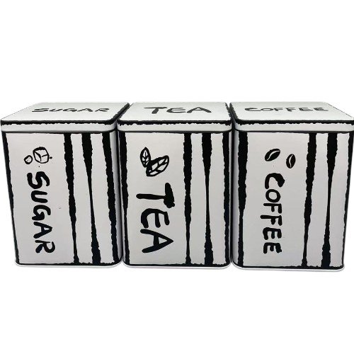 Set de Cajas de Lata Minimalistas por mayor - Hogar por mayor