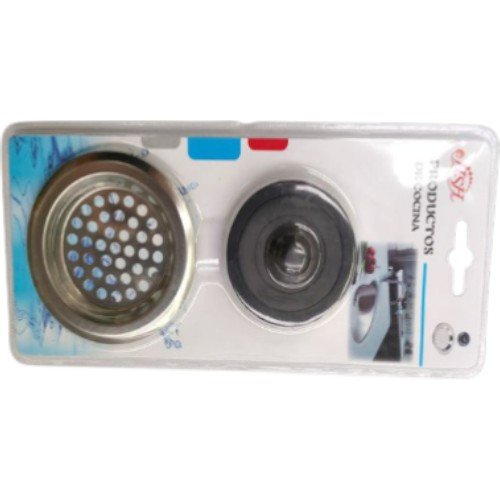Set de Filtro y Tapón para Desagüe de Acero Inoxidable - 2 Piezas por mayor - Hogar por mayor