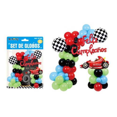 SET DE GLOBOS FELIZ CUMPLEAÑOS por mayor Cotillon por mayor