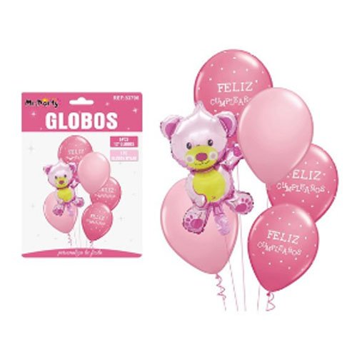 SET DE GLOBOS OSO por mayor Cotillon por mayor