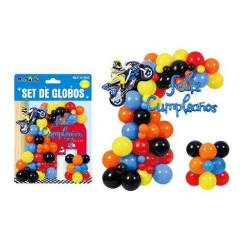 SET DE GLOBOS FELIZ CUMPLEAÑOS por mayor Cotillon por mayor