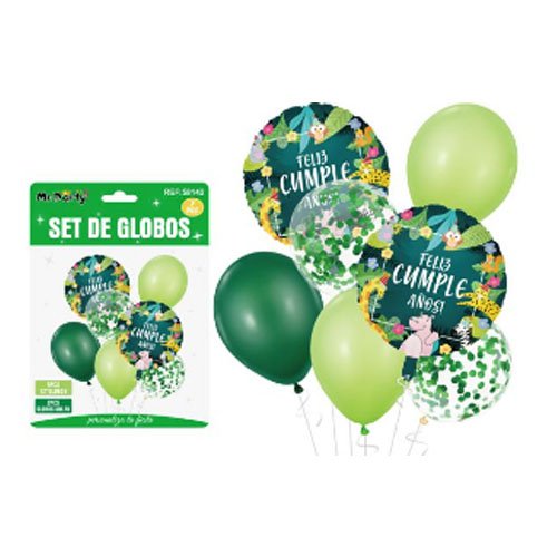 SET DE GLOBOS ANIMALES por mayor Cotillon por mayor