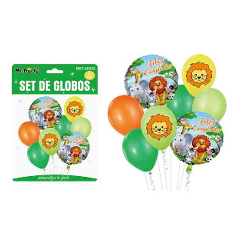 SET DE GLOBOS ANIMALES por mayor Cotillon por mayor