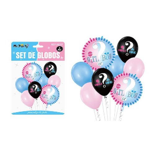 SET DE GLOBOS BABY SHOWER por mayor Cotillon por mayor