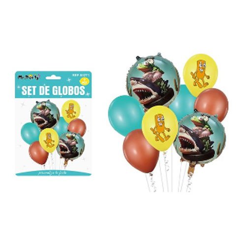 SET DE GLOBOS BRAINROT por mayor Cotillon por mayor