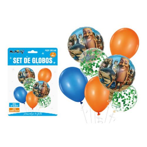 SET DE GLOBOS BRAINROT por mayor Cotillon por mayor