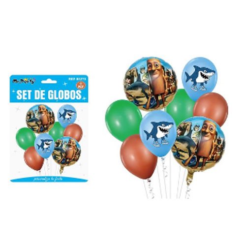 SET DE GLOBOS BRAINROT por mayor Cotillon por mayor