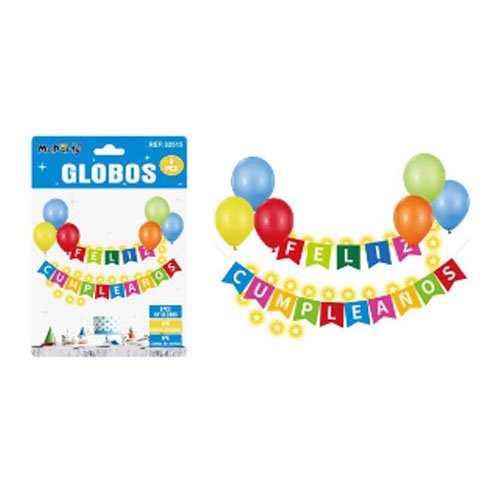 SET DE GLOBOS CON LUCES por mayor Cotillon por mayor