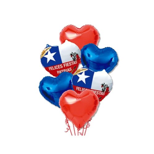 Set de globos corazones por mayor - Fiestas-Patrias por mayor