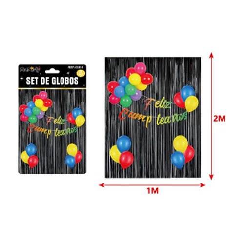 SET DE GLOBOS DECORATIVO por mayor Cotillon por mayor