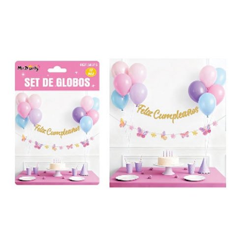 SET DE GLOBOS DECORATIVO por mayor Cotillon por mayor