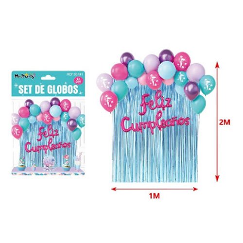 SET DE GLOBOS DECORATIVOS por mayor Cotillon por mayor