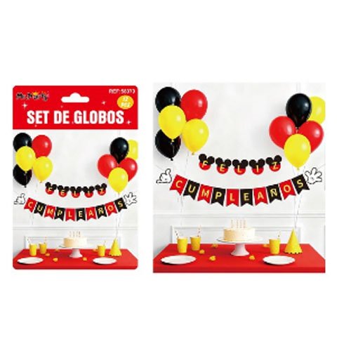 SET DE GLOBOS DECORATIVOS por mayor Cotillon por mayor