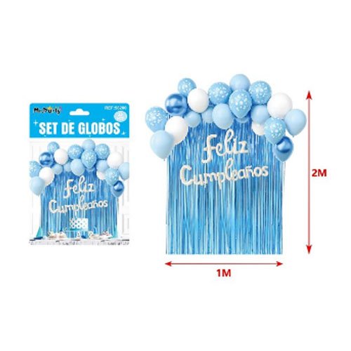 SET DE GLOBOS DECORATIVOS por mayor Cotillon por mayor