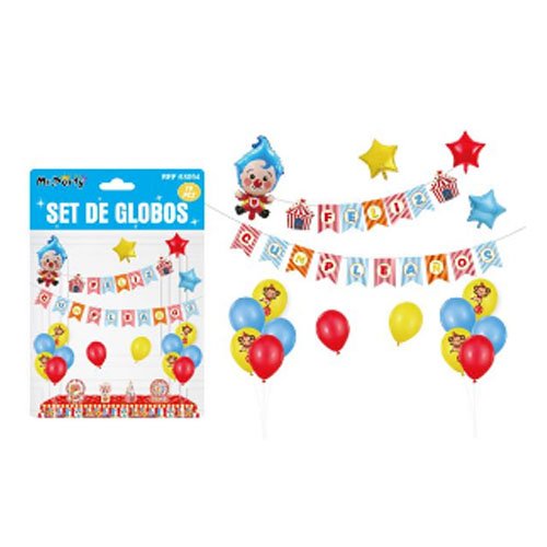 SET DE GLOBOS DECORATIVOS por mayor Cotillon por mayor