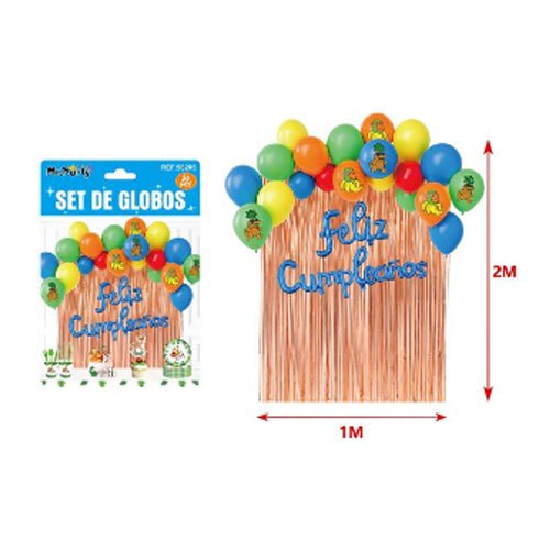 SET DE GLOBOS DECORATIVOS por mayor Cotillon por mayor