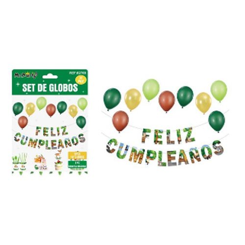 SET DE GLOBOS DECORATIVOS por mayor Cotillon por mayor