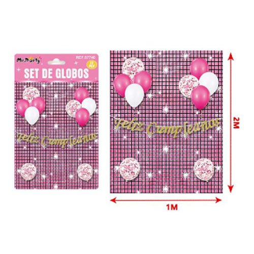 SET DE GLOBOS DECORATIVOS por mayor Cotillon por mayor
